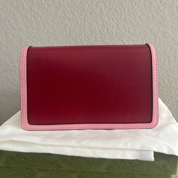 DIONYSUS GG SUPREME SUPER MINI BAG RED & PINK - Picture 9 of 17